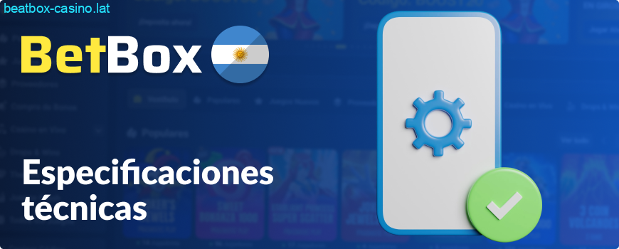 Requisitos de la aplicación de BeatBox Argentina