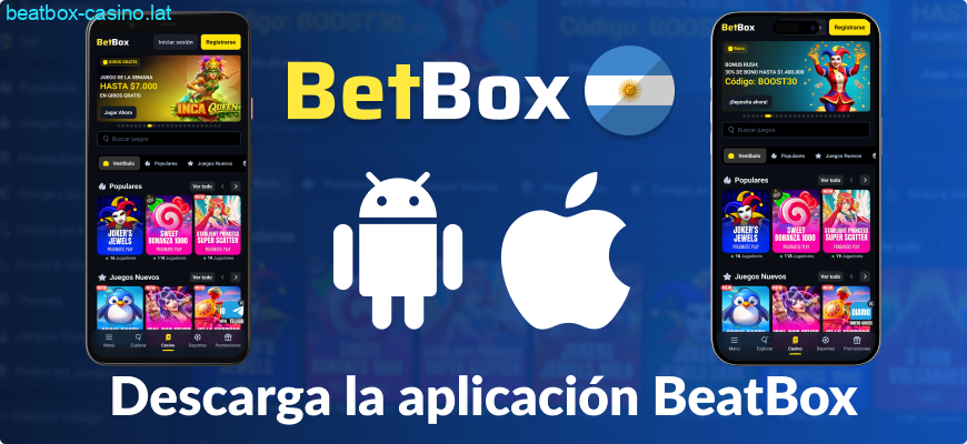 Aplicación móvil oficial de BeatBox para argentinos