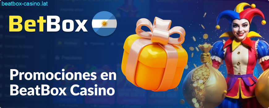 Promociones para los jugadores argentinos de BeatBox Casino