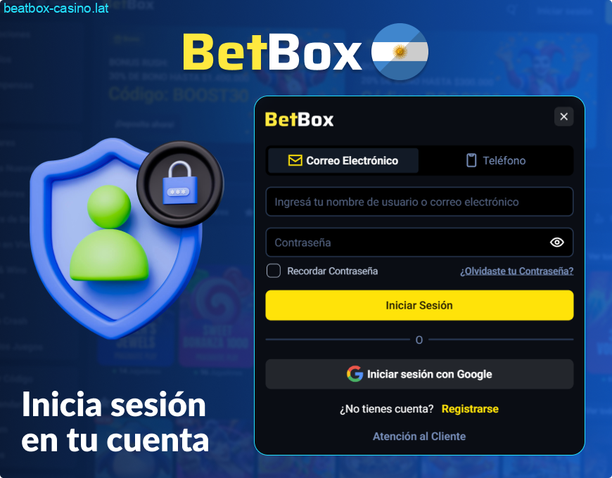 Cómo iniciar sesión en tu perfil de BeatBox Argentina